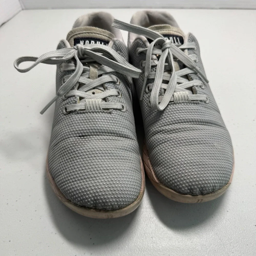 CrossFit‎ Training Women Size 8 NOBULL SuperFabric Trainer Grey Gum Sole Shoes